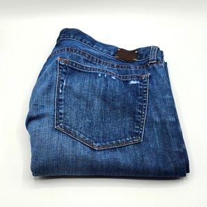 Vintage Banana Republic Distressed Boyfriend Jeans, Denim, Size 32